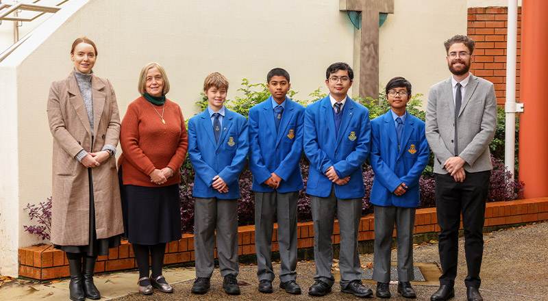 Patrician Brothers Catholic College Blacktown students and teachers