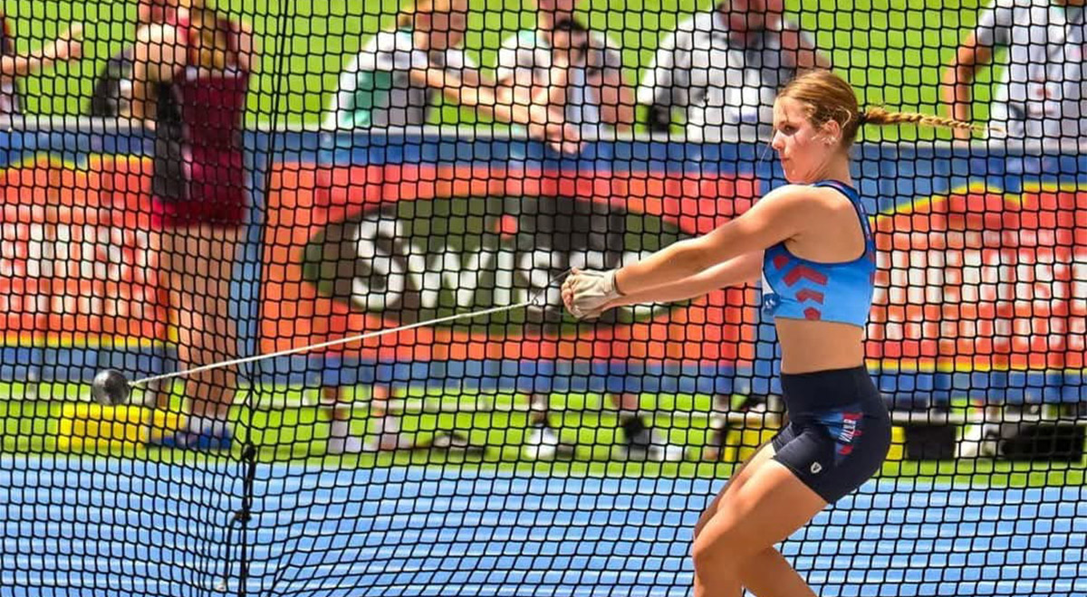 Annisha Reader, 3rd in Hammer Throw